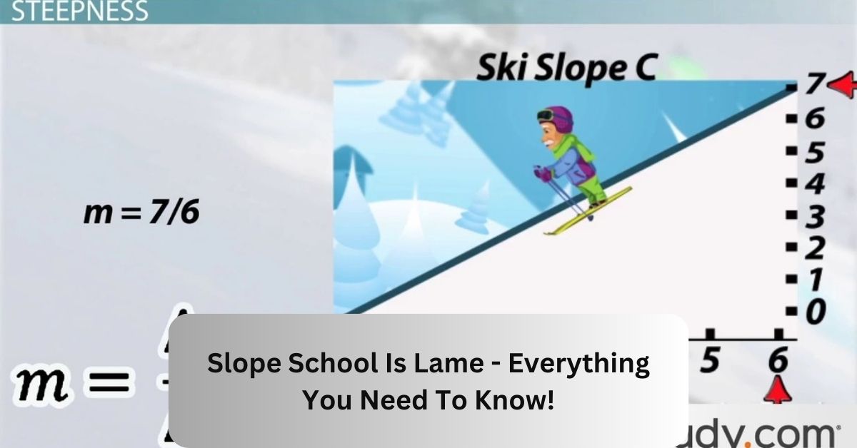 Slope School Is Lame - Everything You Need To Know!